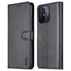 AZNS AZNS Xiaomi Redmi 12C 4G Fodral L&auml;der Svart