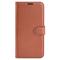  Samsung Galaxy S23 Plus Fodral Litchi Läder Brun