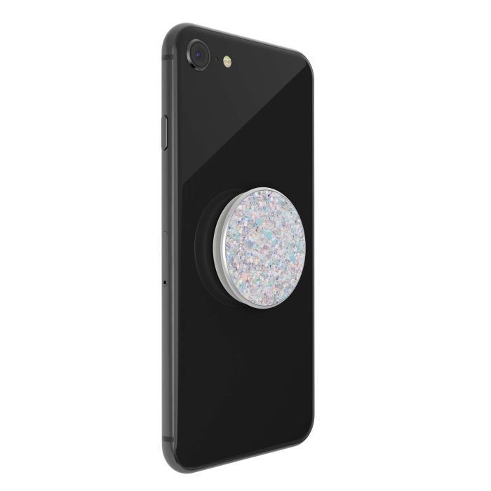 Bild 6, PopSockets PopSockets Avtagbart Grip med Ställfunktion Premium Sparkle Snow White
