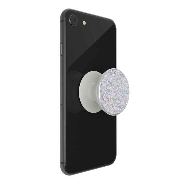 Bild 7, PopSockets PopSockets Avtagbart Grip med Ställfunktion Premium Sparkle Snow White
