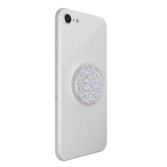 Bild 8, PopSockets PopSockets Avtagbart Grip med Ställfunktion Premium Sparkle Snow White