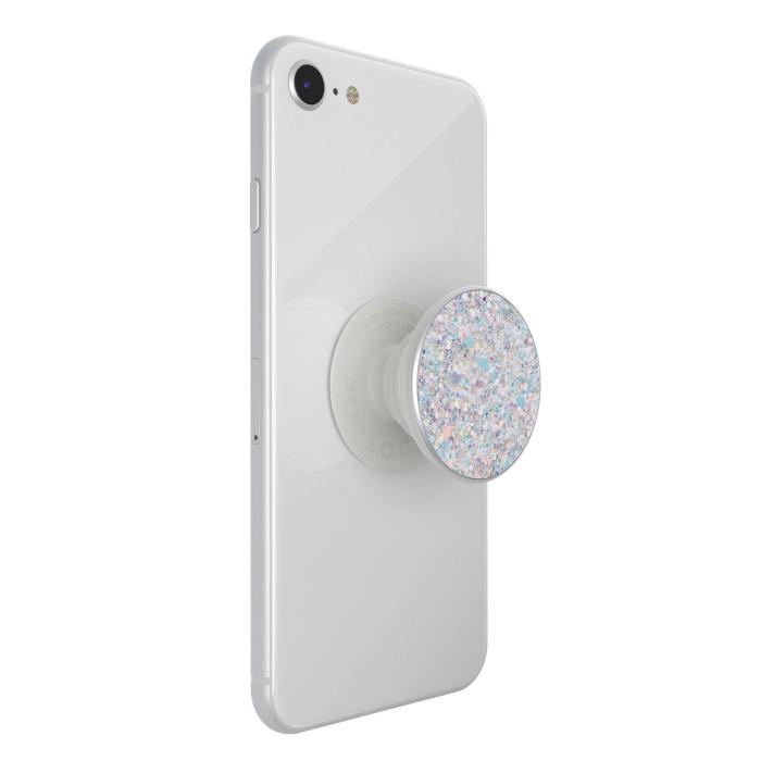 Bild 9, PopSockets PopSockets Avtagbart Grip med Ställfunktion Premium Sparkle Snow White