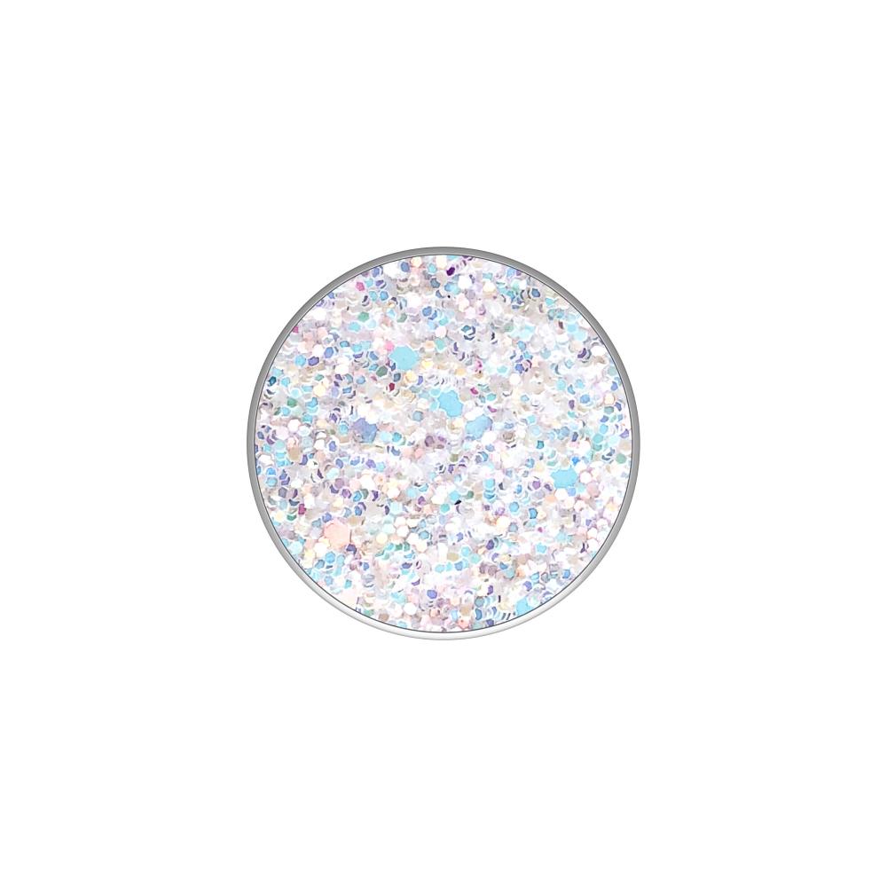 PopSockets PopSockets Avtagbart Grip med Ställfunktion Premium Sparkle Snow White