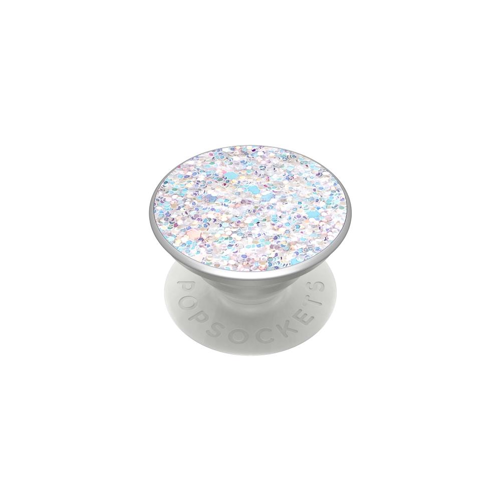 PopSockets PopSockets Avtagbart Grip med Ställfunktion Premium Sparkle Snow White