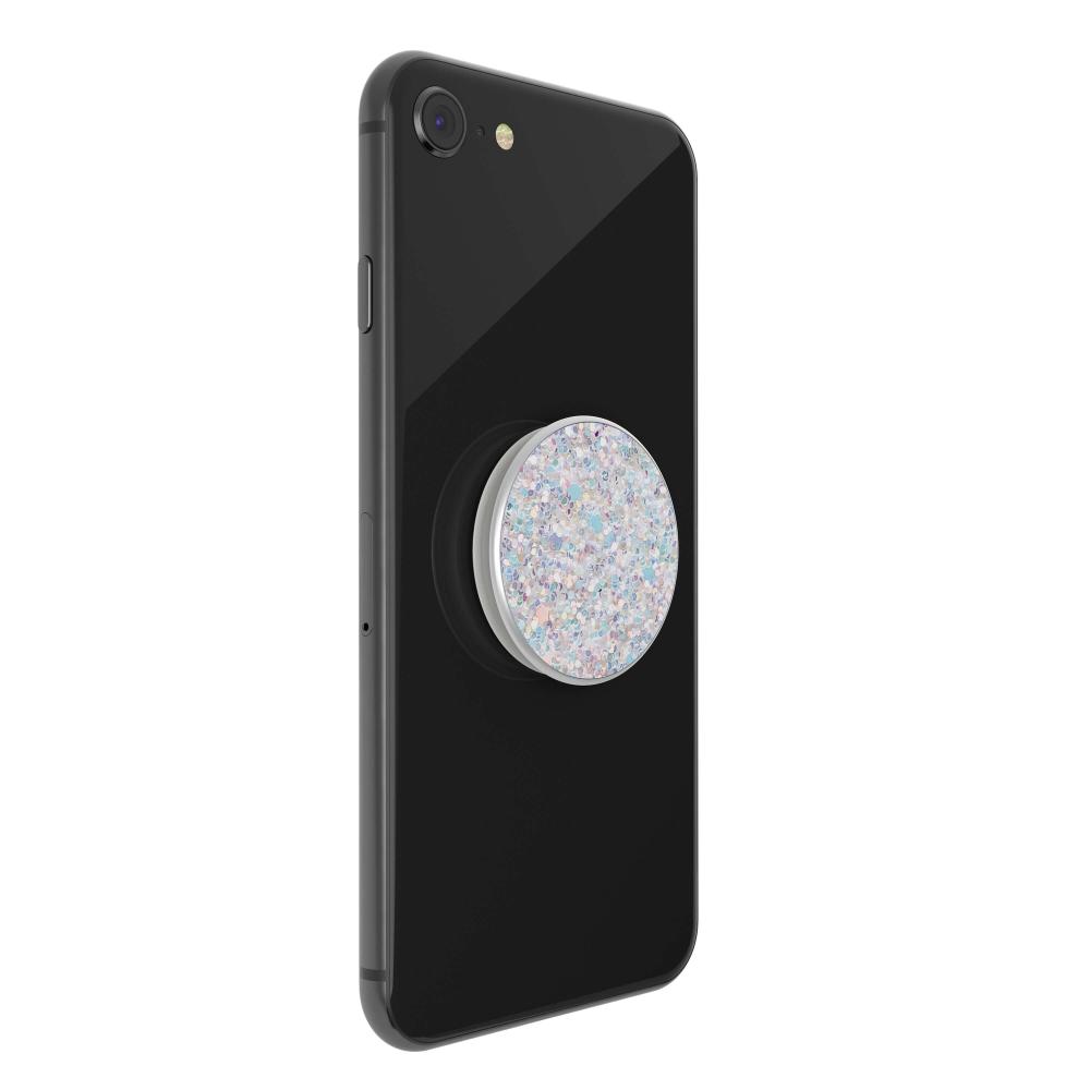 PopSockets PopSockets Avtagbart Grip med Ställfunktion Premium Sparkle Snow White