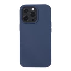  iPhone 14 Pro Skal Liquid Silikon M&ouml;rk Bl&aring;