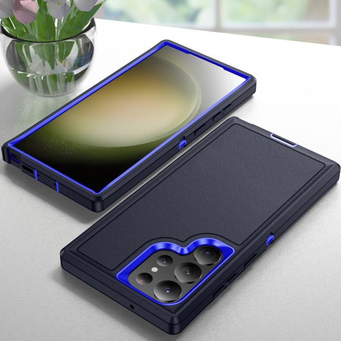 Bild 6,  Galaxy S24 Ultra Skal Xtreme Shockproof Hybrid Svart/Blå