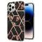  iPhone 14 Pro Skal Marmor TPU Svart