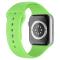 ColorPop Apple Watch 42/44/45/46/49 mm Silikon Armband (S/M) Grön