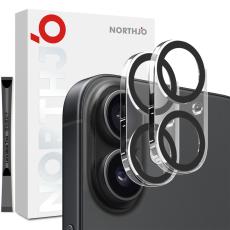 NORTHJO NORTHJO iPhone 17 2-PACK Linsskydd H&auml;rdat Glas