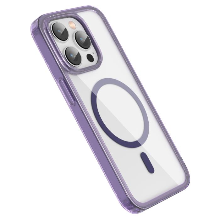 Bild 3, ColorPop ColorPop iPhone 14 Pro Skal CH MagSafe Transparent/Lila