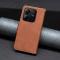  Xiaomi Redmi Note 14 4G Fodral Läder Solid Shark Brun