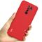 IMAK Xiaomi Redmi 9 - IMAK Skin Touch Skal - Röd