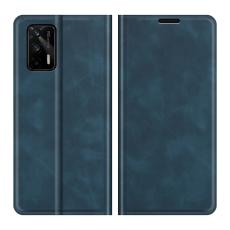  Realme GT 5G - L&auml;der Flip Fodral - Bl&aring;