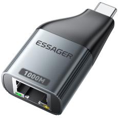 ESSAGER ESSAGER USB-C Hona Till RJ45 Adapter Gr&aring;