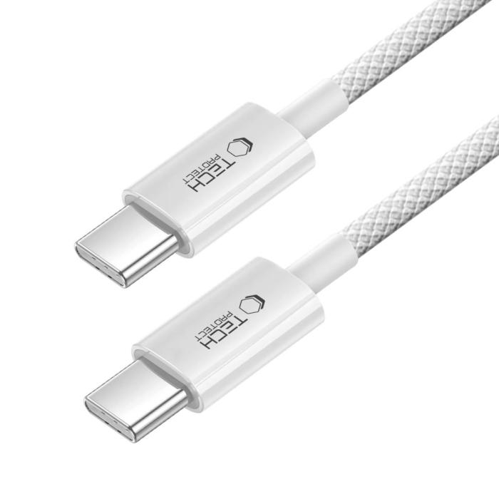 Bild 2, Tech-Protect Tech-Protect 1m 60W/3A PD USB-C-USB-C Kabel UltraBoost