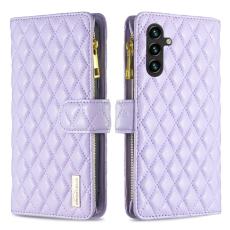 BINFEN BINFEN Galaxy A35 5G Fodral Diamond Multifunktionell Lila