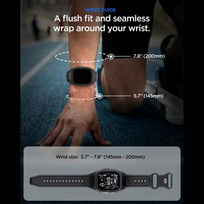 Bild 5, Spigen Spigen Apple Watch 49 mm Skal / Armband Liquid Air 'Pro'