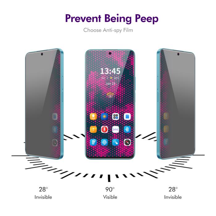 Bild 3, ENKAY ENKAY OnePlus Nord CE5 Skärmskydd Härdat Glas Privacy