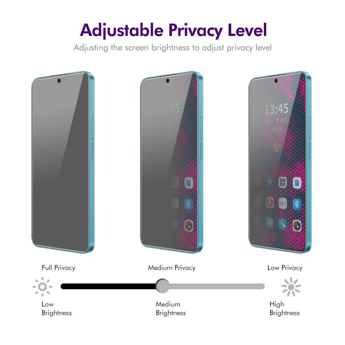 Bild 4, ENKAY ENKAY OnePlus Nord CE5 Skärmskydd Härdat Glas Privacy