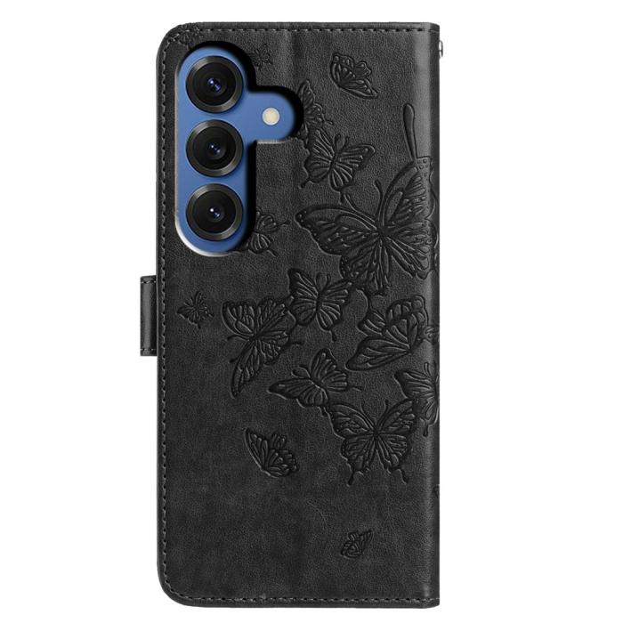 Bild 5,  Samsung Galaxy S26 Fodral Fjäril Tryck Svart