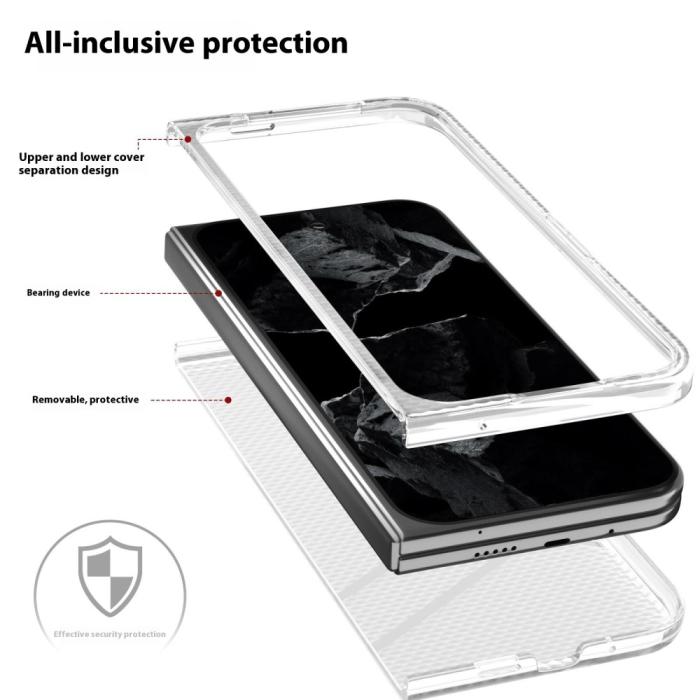 Bild 2,  Google Pixel 9 Pro Fold Skal Matt Transparent