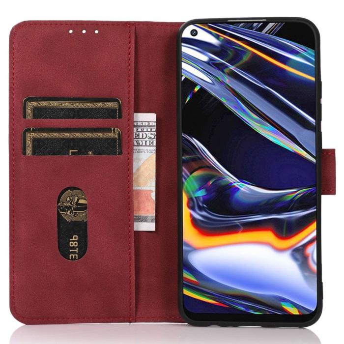 Bild 3, KHAZNEH KHAZNEH Motorola Moto G32 Fodral Läder Röd