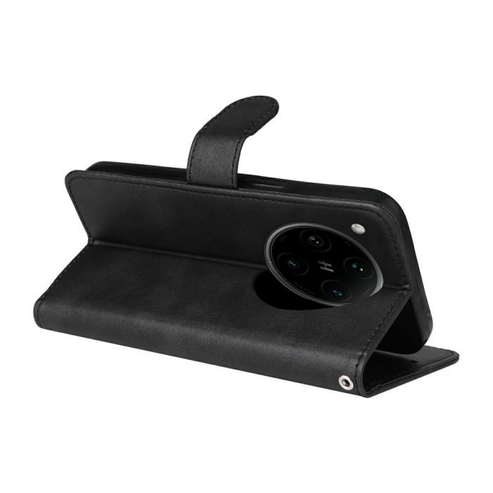 Bild 4,  Xiaomi Redmi Note 14 4G Fodral Läder Folio Svart