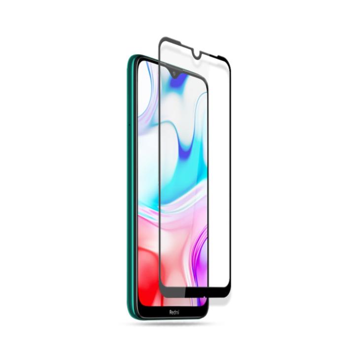 Bild 3, MOCOLO Xiaomi Redmi 8/8A - Härdat glas - Heltäckande skärmskydd