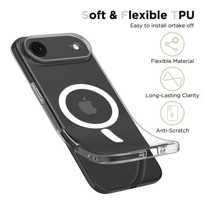 Bild 3, Tech-Protect Tech-Protect iPhone Air Skal MagSafe FlexAir Transparent