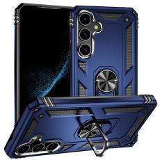  Samsung Galaxy S24 Skal Hybrid Armor Ring Bl&aring;