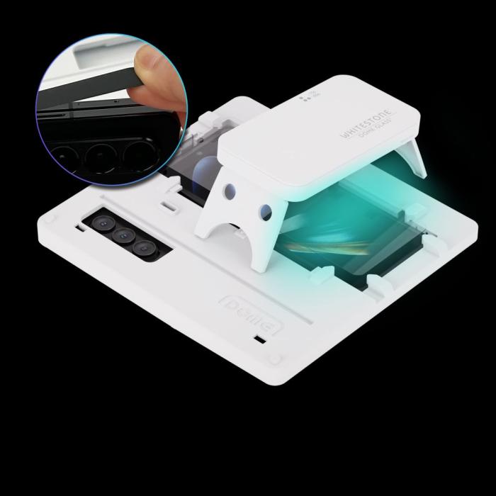 Bild 3, Whitestone Whitestone Galaxy Z Fold 5 2-PACK Skärmskydd DOME UV Glass