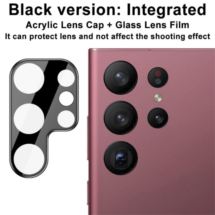 Bild 3, IMAK IMAK Galaxy S23 Ultra Linsskydd Akryl/Härdat Glas Svart