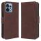  Motorola Edge 40 Pro 5G Fodral Med Avtagbart Kortfodral Brun