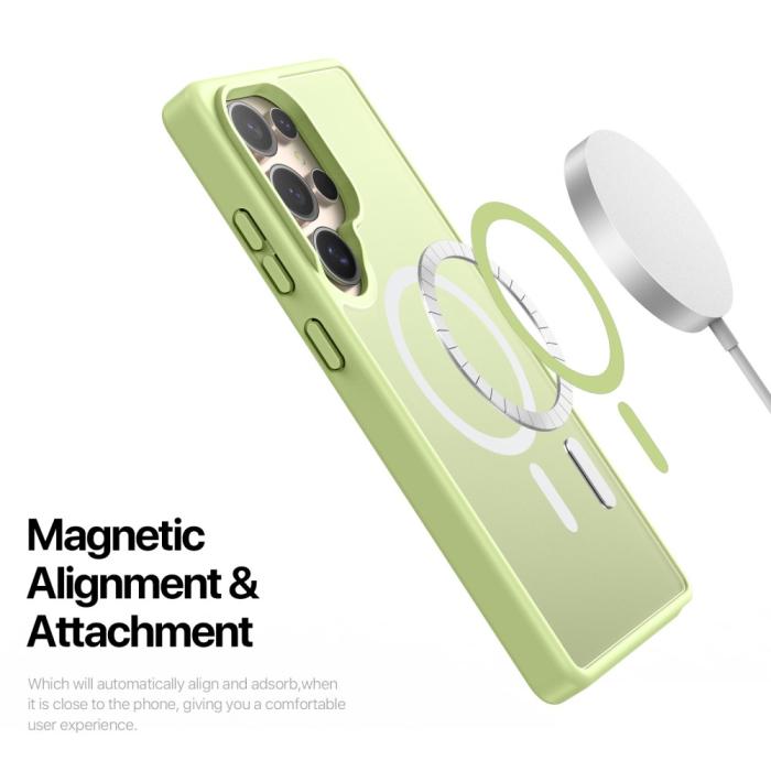 Bild 6, DUX DUCIS DUX DUCIS Galaxy S25 Ultra Skal MagSafe Yind Series Lime