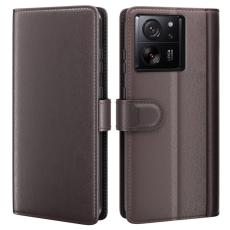  Xiaomi 13T / 13T Pro Fodral Premium &Auml;kta L&auml;der Brun