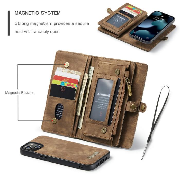 Bild 6, CASEME CASEME iPhone 13 Fodral/Skal Magnet 2in1 Multifunk