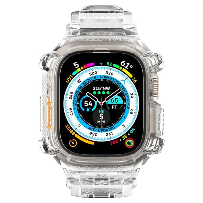 Bild 3, Spigen Spigen Apple Watch Ultra 49 mm Skal/Armband Rugged Armor 'Pro'