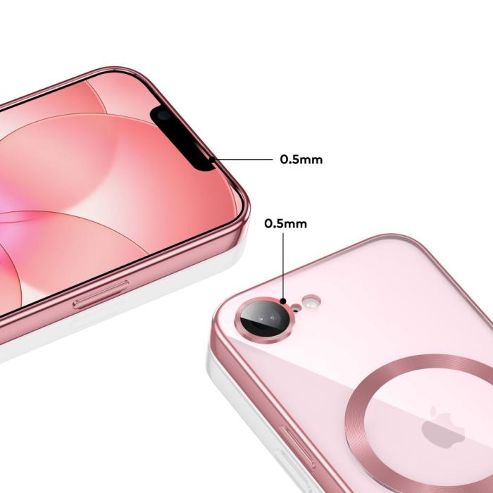 Bild 4, Tech-Protect Tech-Protect iPhone 17e / 16e Skal MagSafe MagFlex Roséguld