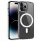  iPhone 15 Pro Max Skal MagSafe Akryl/TPU Transparent