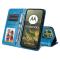  Motorola Edge 70 Fodral Mandala Läder Blå