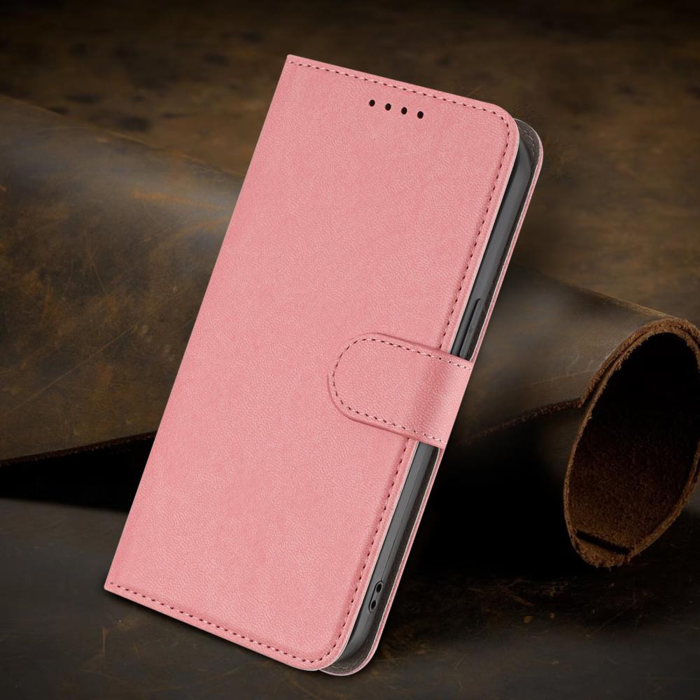  Samsung Galaxy S26 Ultra Fodral Solid Läder Rosa