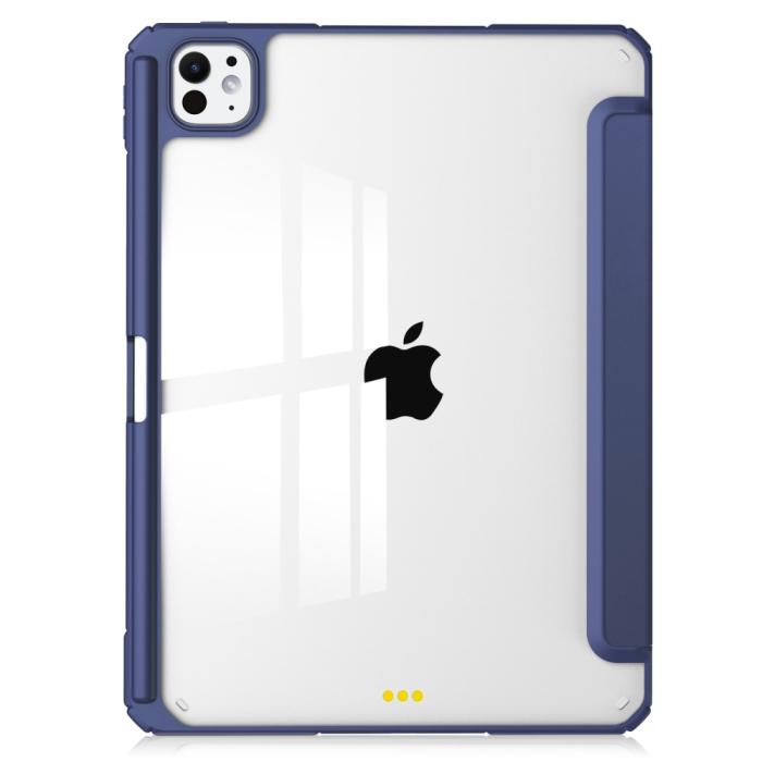 Bild 2,  iPad Pro 11 2025/2024 Fodral Hybrid Med Pennhållare Mörk Blå