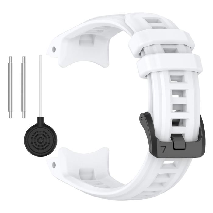 Bild 2,  Garmin Instinct E 45 mm Klockarmband Silikon Vit