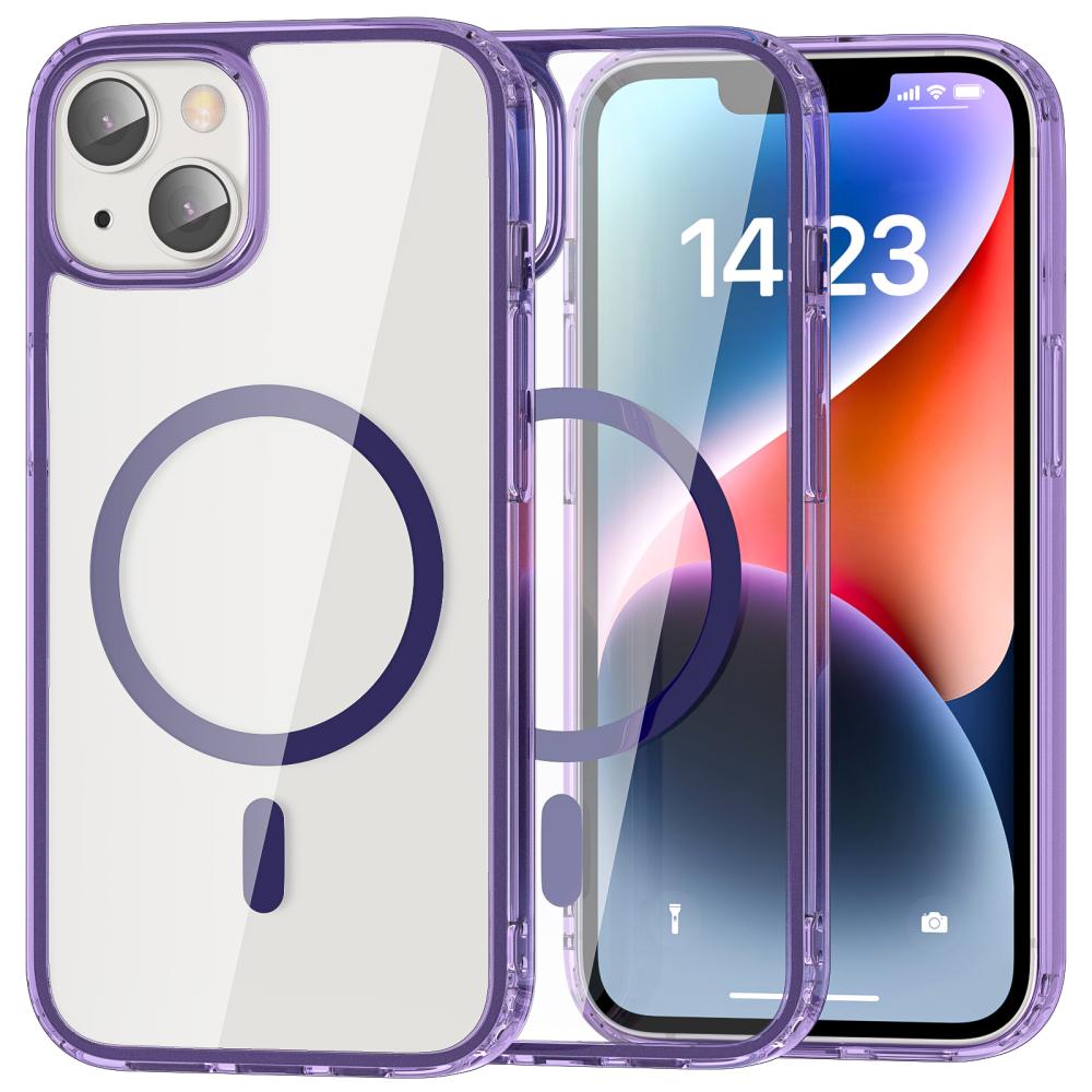 ColorPop ColorPop iPhone 14 Skal CH MagSafe Transparent/Lila