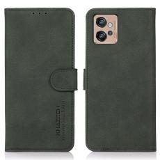 KHAZNEH KHAZNEH Motorola Moto G32 Fodral L&auml;der Gr&ouml;n