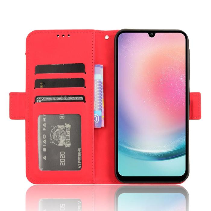 Bild 3,  Samsung Galaxy A25 5G Fodral Med Avtagbart Kortfodral Röd
