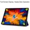  Lenovo Tab P11 Pro - Tri-Fold Läder Fodral - Mörk Blå