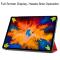  Lenovo Tab P11 Pro - Tri-Fold Läder Fodral - Röd