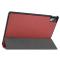  Lenovo Tab P11 Pro - Tri-Fold Läder Fodral - Vinröd